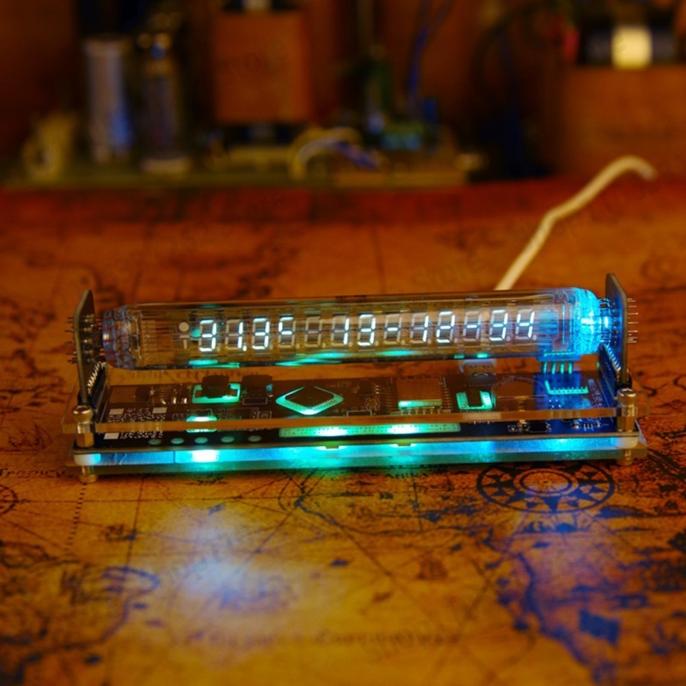VFD Fluorescent Tube Clock IV- - огляд і ціна Retro Gaming Youtube