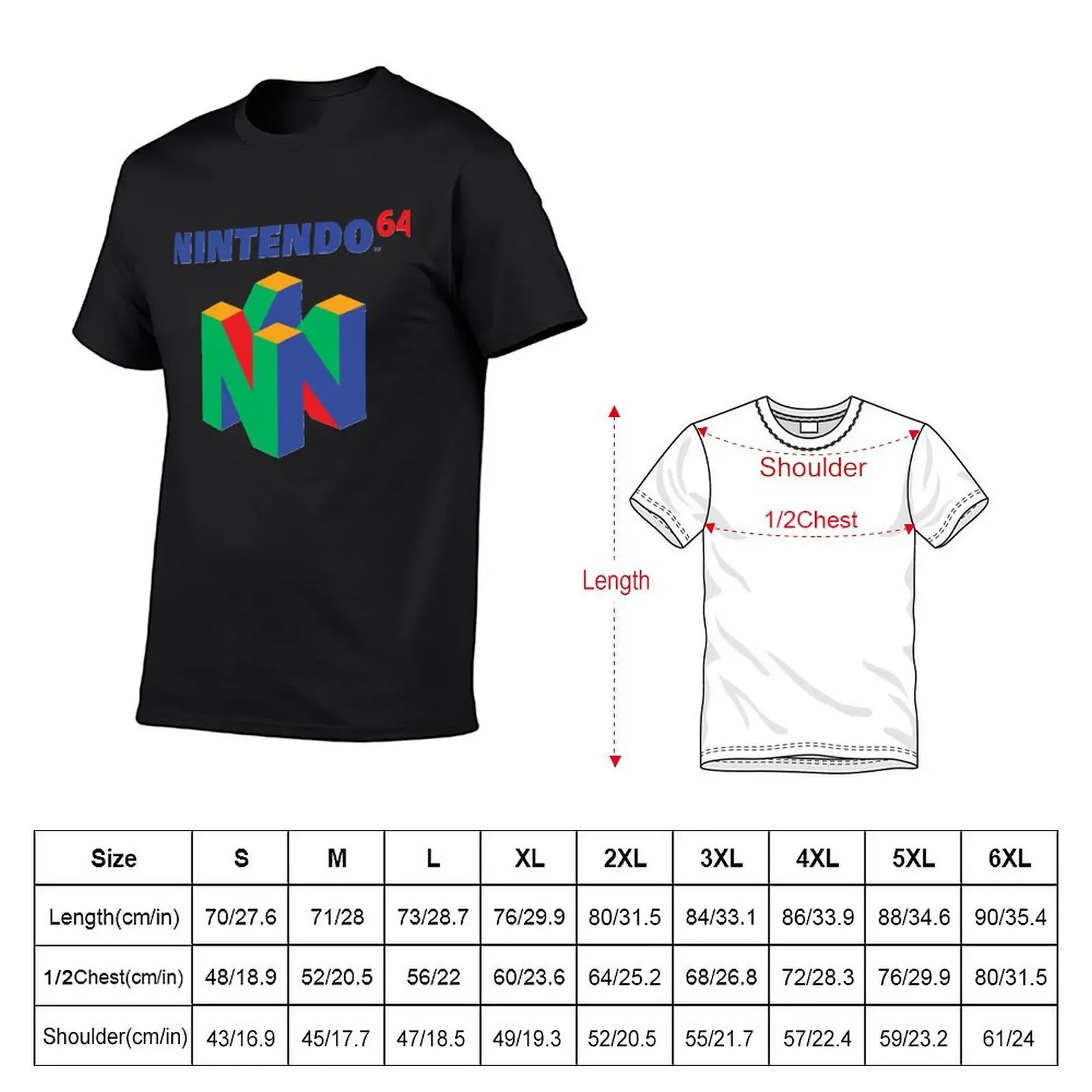 Nintendos 64 T-shirt aesthetic - огляд і ціна Retro Gaming T Shirt