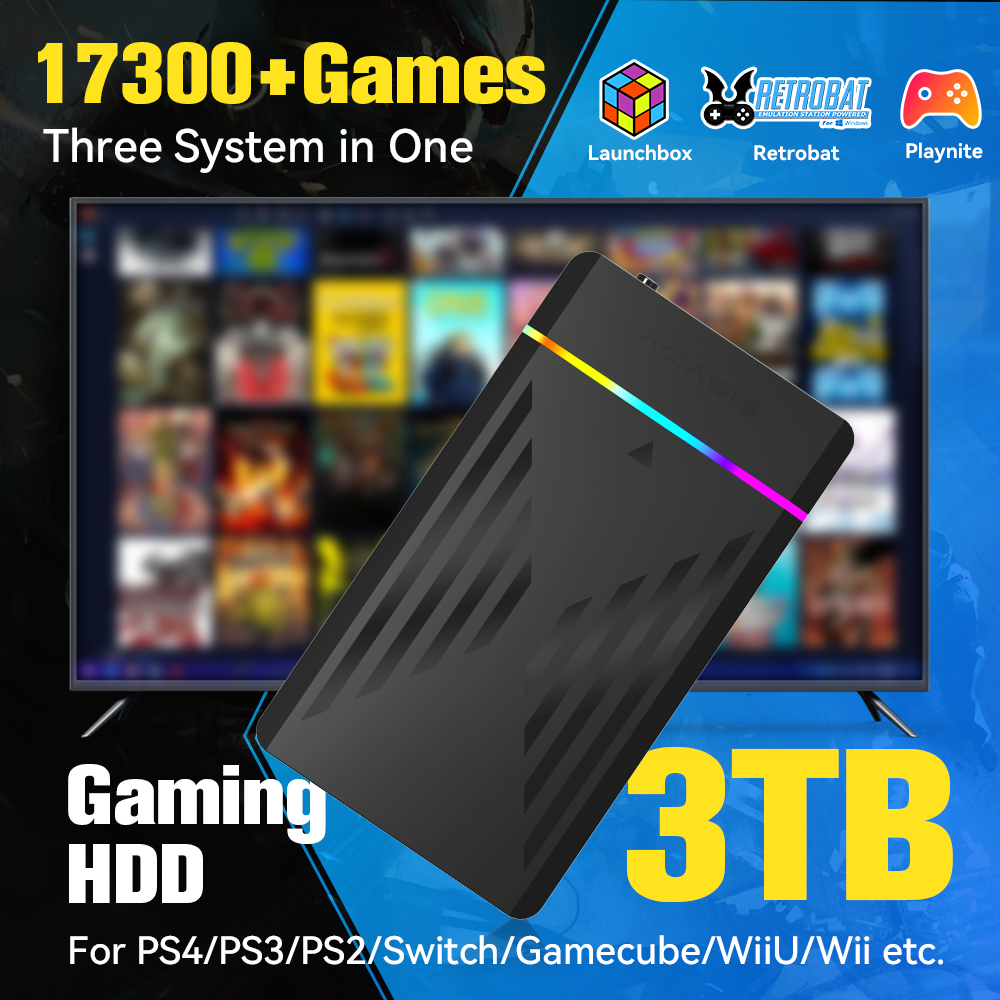 3TB Portable Gaming HDD Launch - огляд і ціна Retro Gaming Kiosk